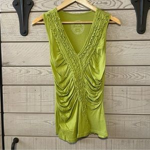 Anthropologie Deletta Ruched Top